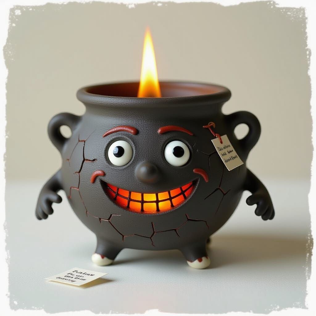 Emberpot: A Soot-Blackened Clay Cooking Pot