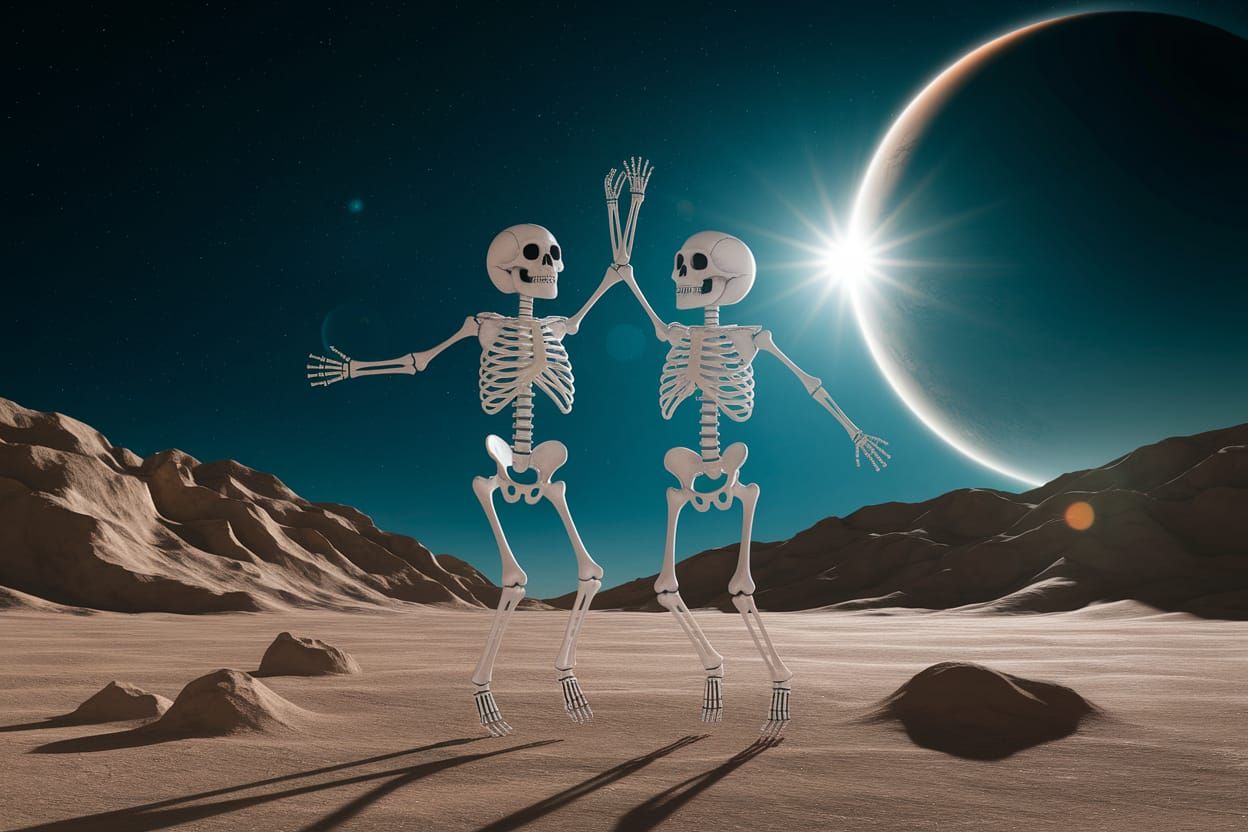 Fluffy Skeletons Dancing in Zero Gravity & Over-Stimulated B...