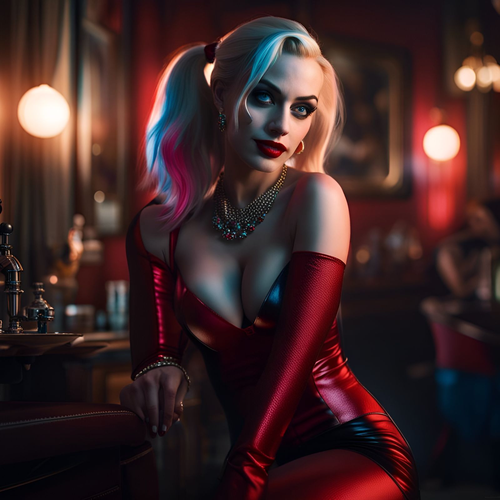 Harley Quinn as Jessica Rabbit