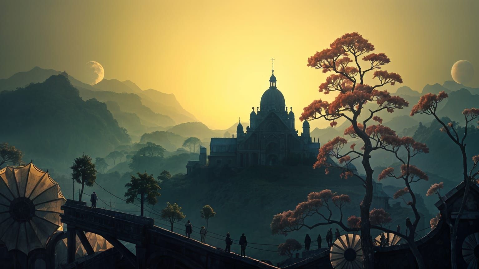 Basilica Bathed in Golden Morning Light