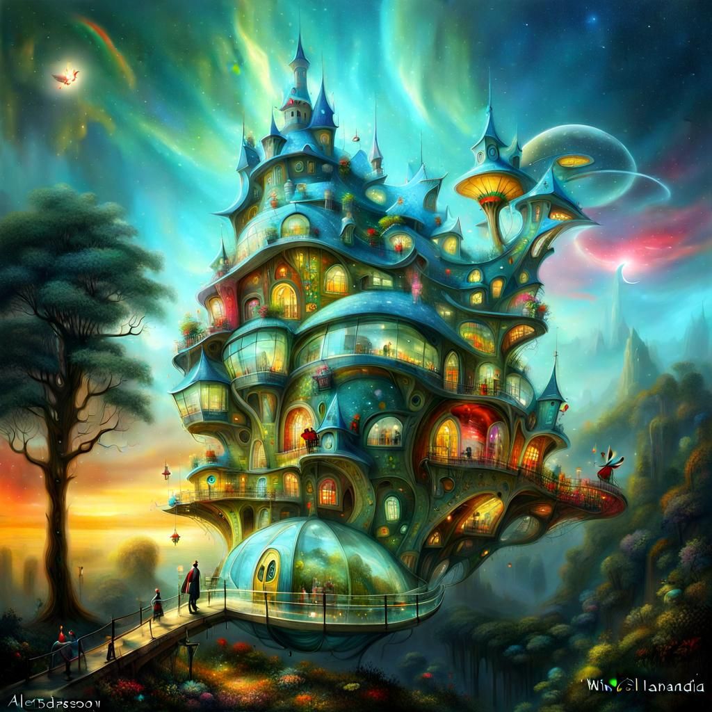 Futuristic Whimsical Architecture Inspired by Nature