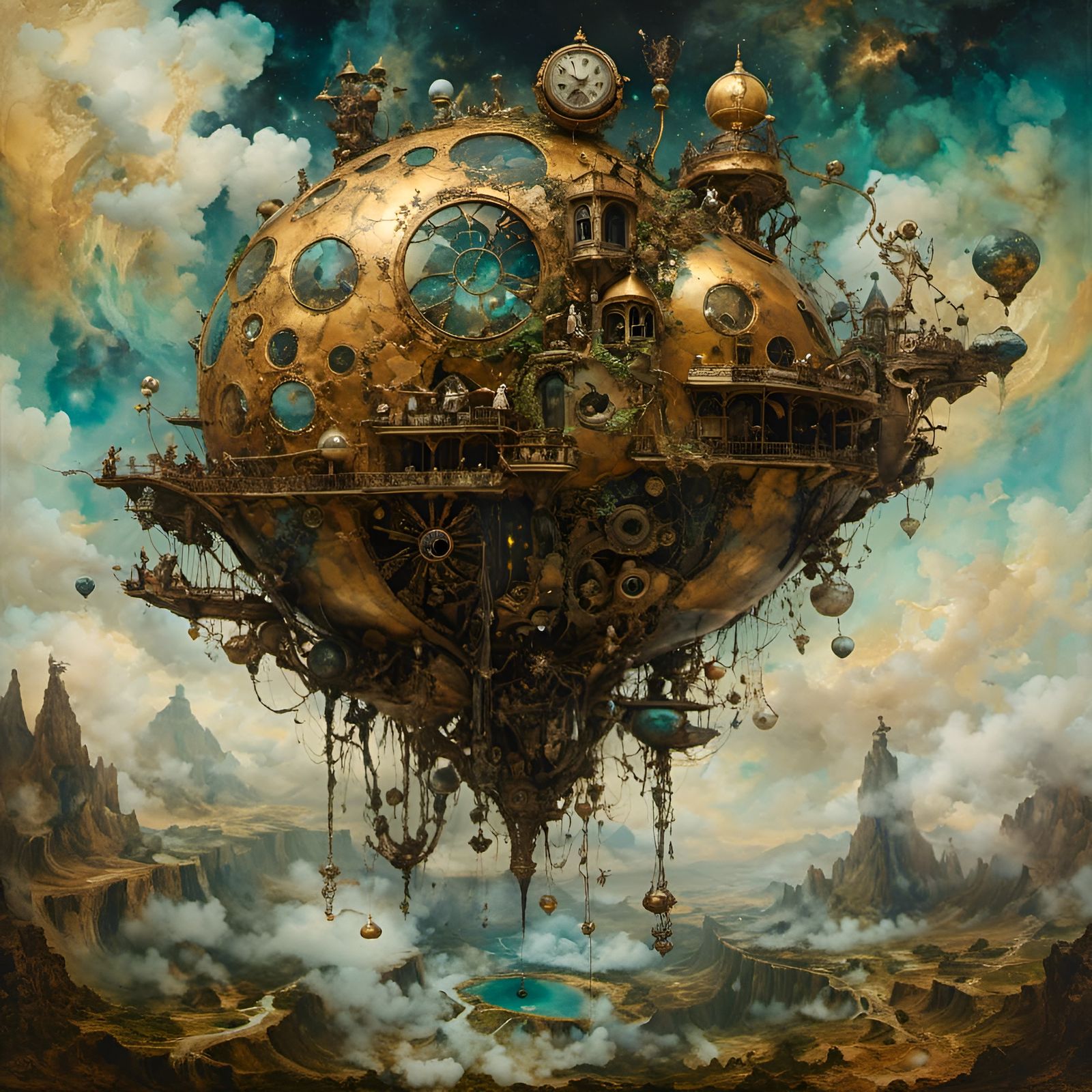 Surreal Steampunk Hyperkraximalism Creation