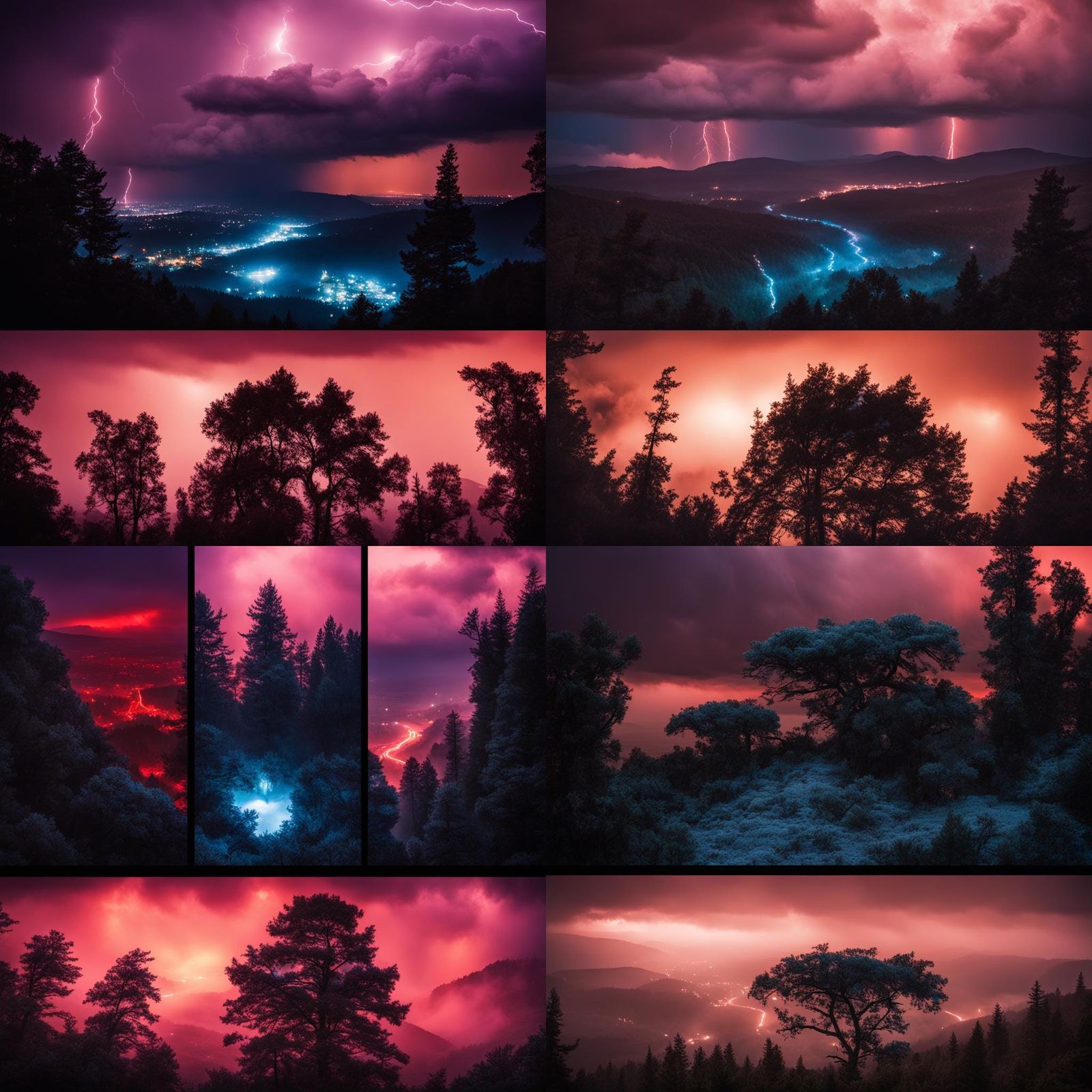 Hazbin Hotel Amidst Thunderstorm: Nikon Photography