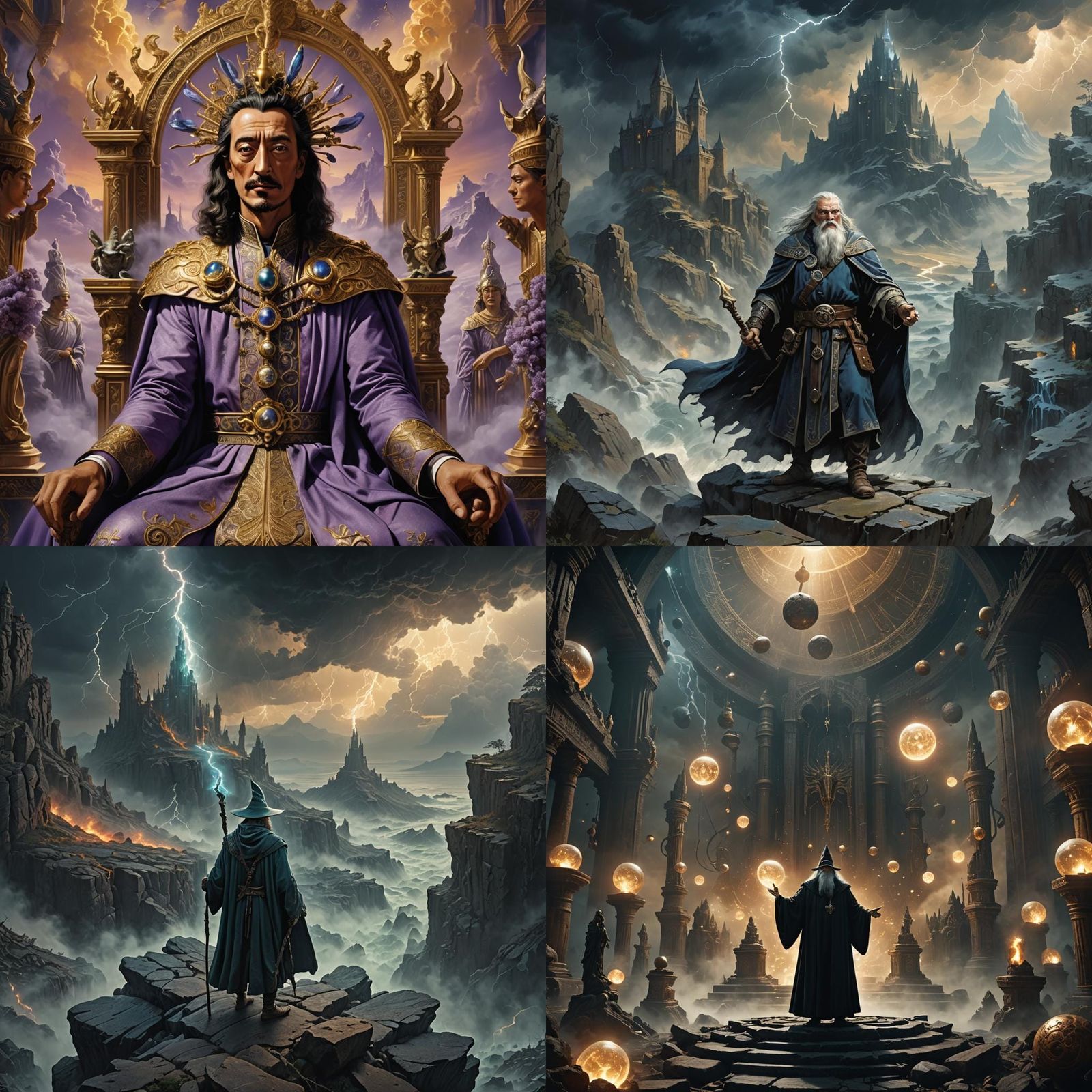 Epic Digital Painting of a Powerful Sage