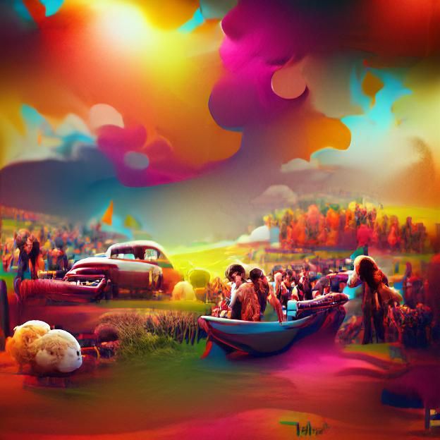 60’s Woodstock vibe