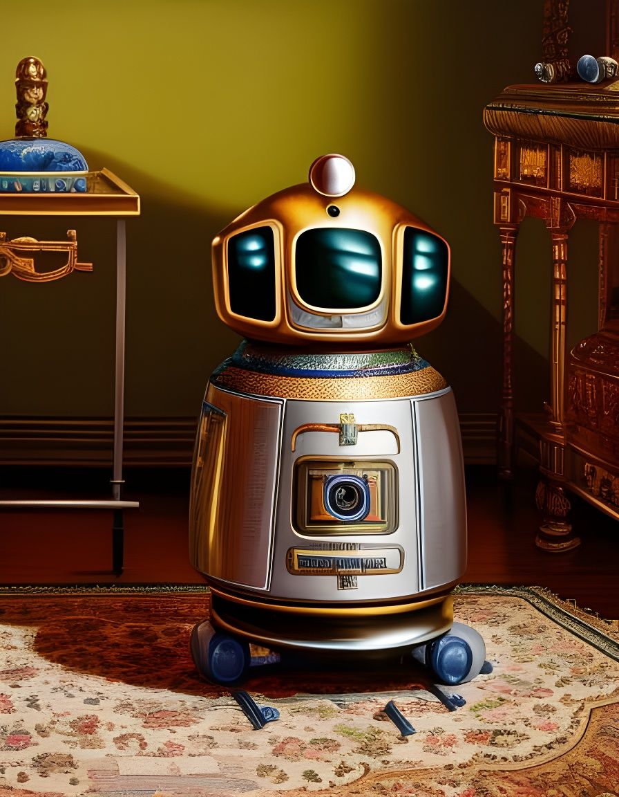 personal robot in my room