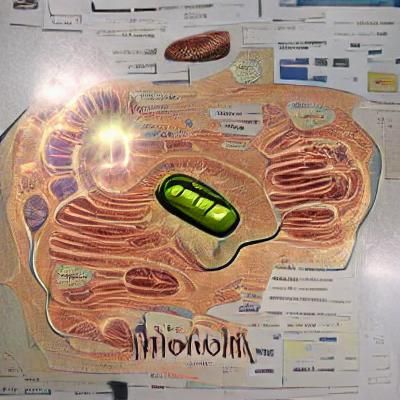 Cell Diagram Featuring Organelles