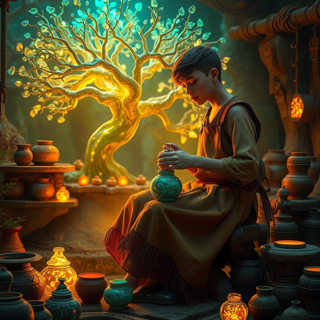 Dreamlike Potter in Enchanted Forest