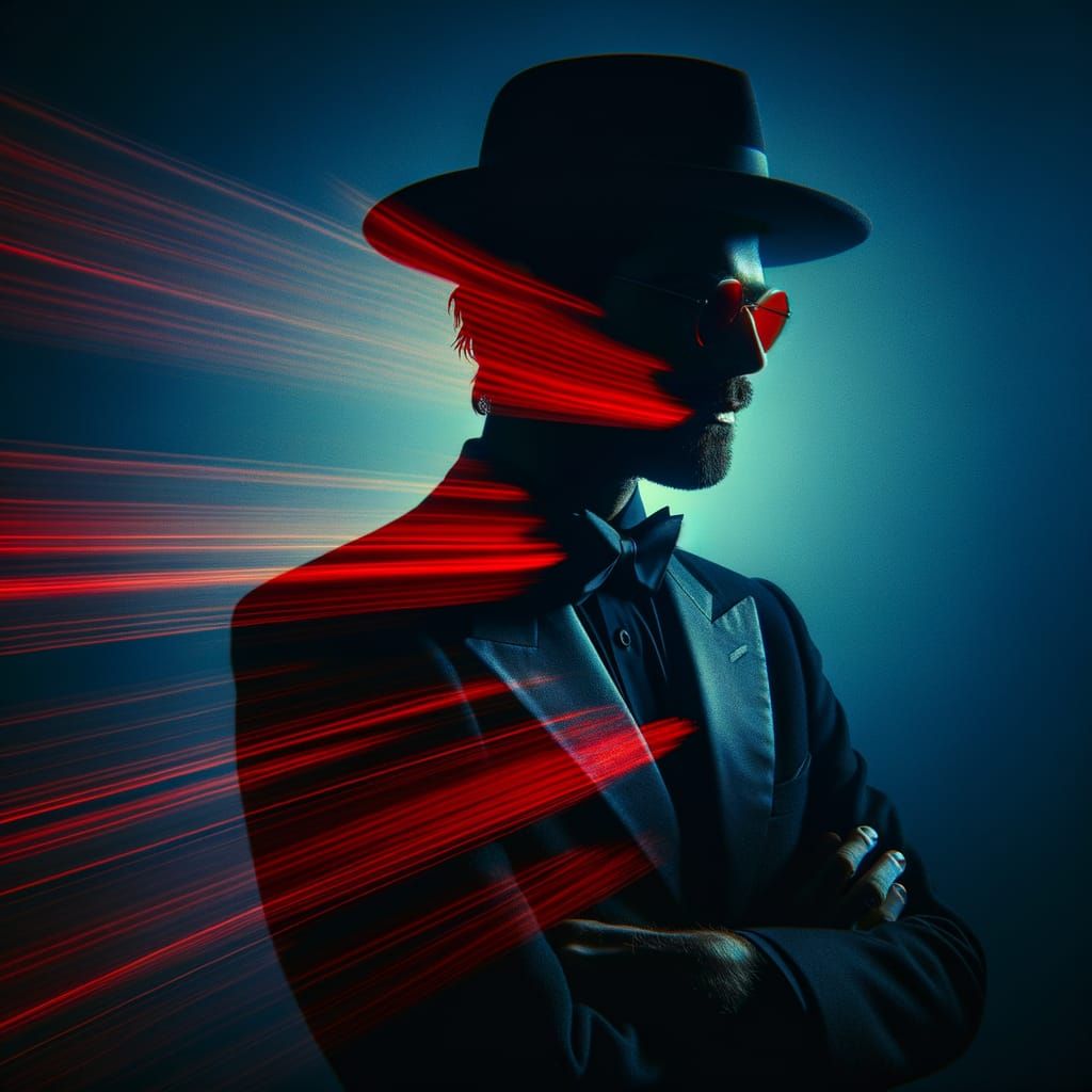 Surreal Silhouette in Volumetric Lighting