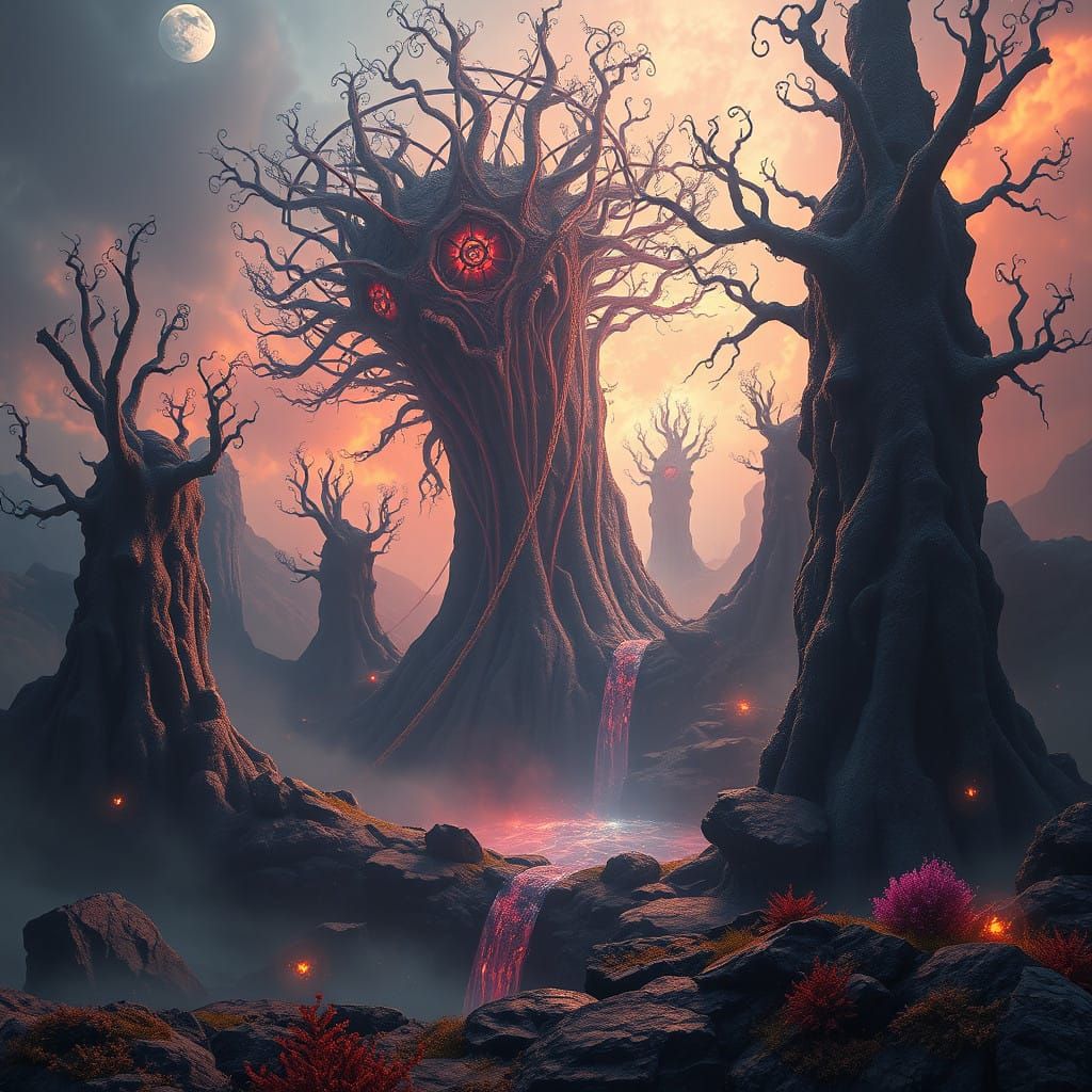 Ethereal Realms in Fantasy Concept Art Style