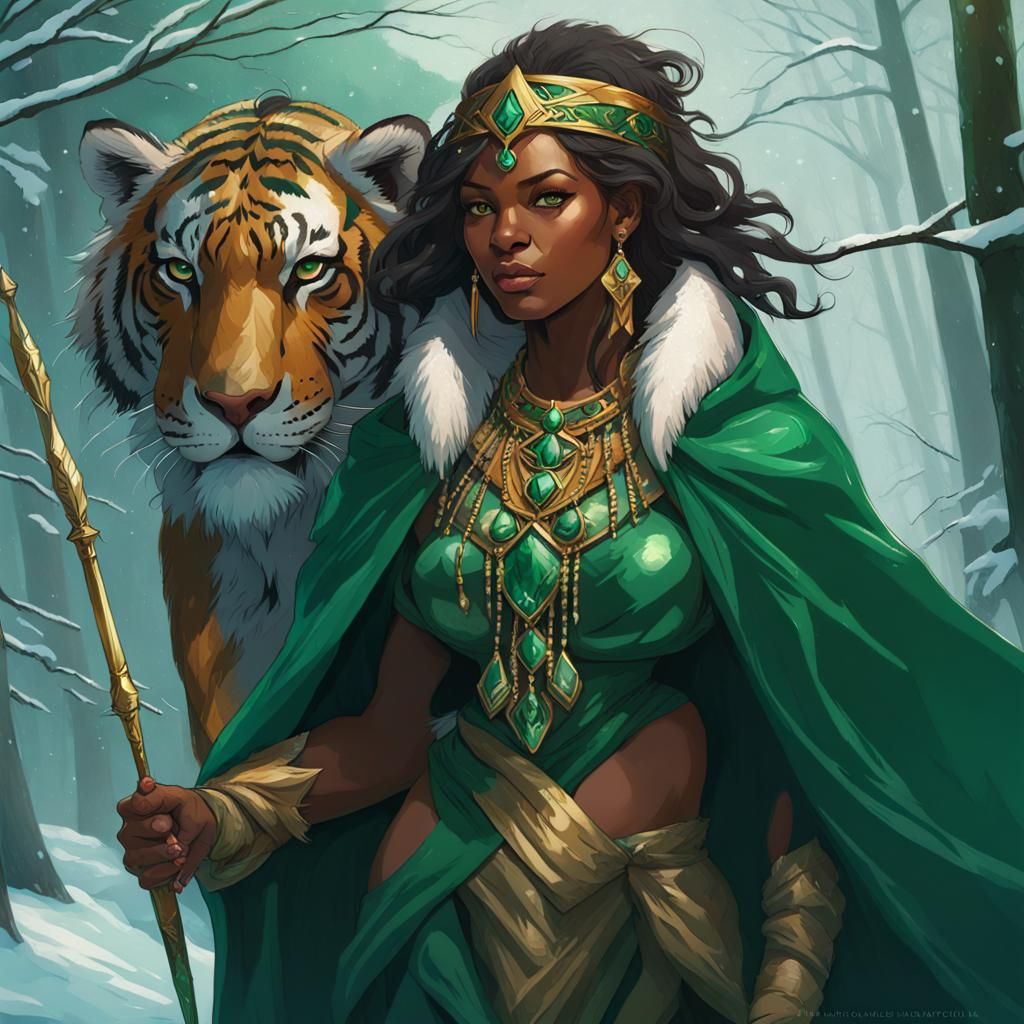 Siberian Tiger Goddess