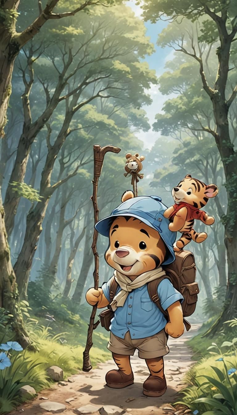 Tigger as Anime Scout Leader