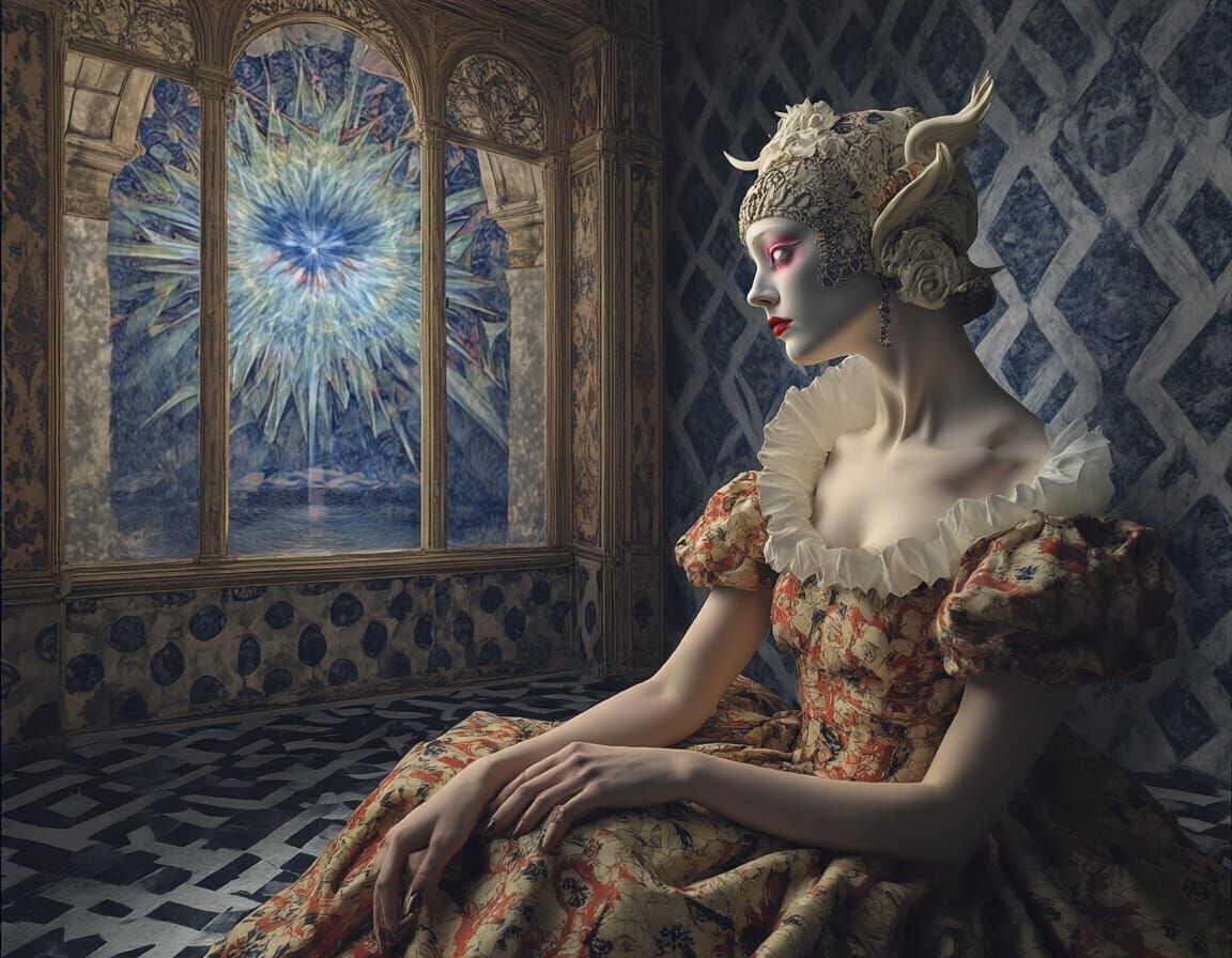 Götterdämmerung 3D broken jagged fractured fairy tales semic...