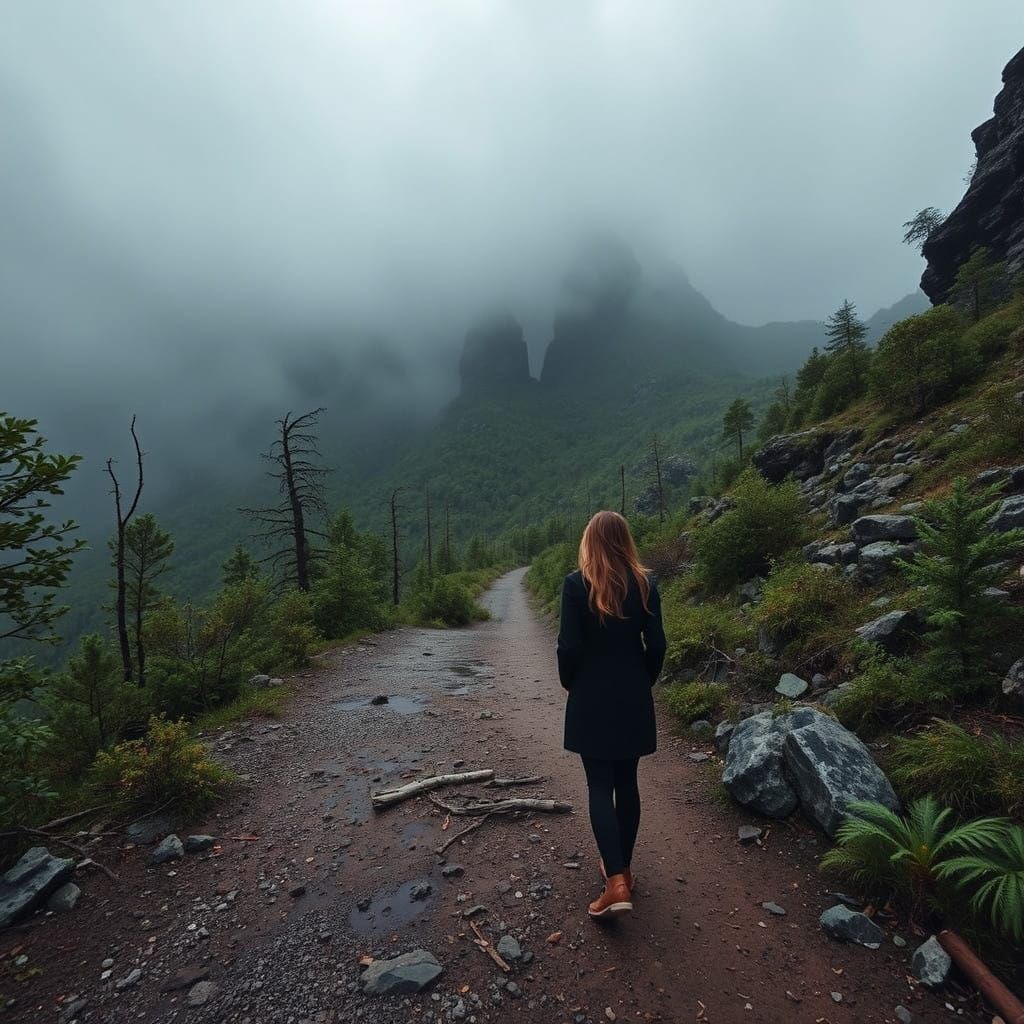 Ural Mountain Solitude in Hyperrealistic HDR