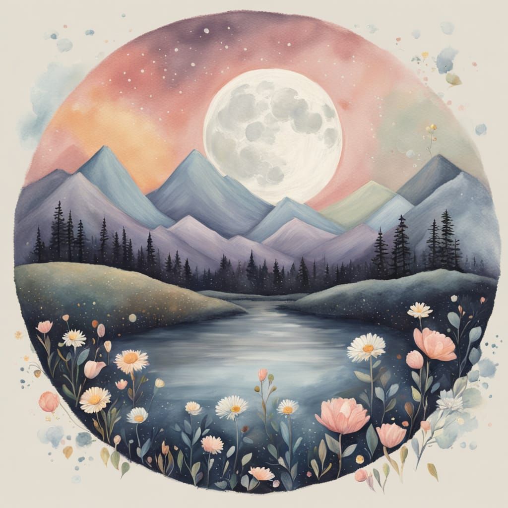 You be the moon, I'll be the earth And when we burst Start o...