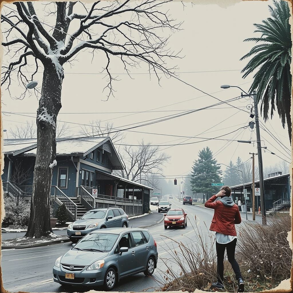 Vibrant Twisting Red Forms