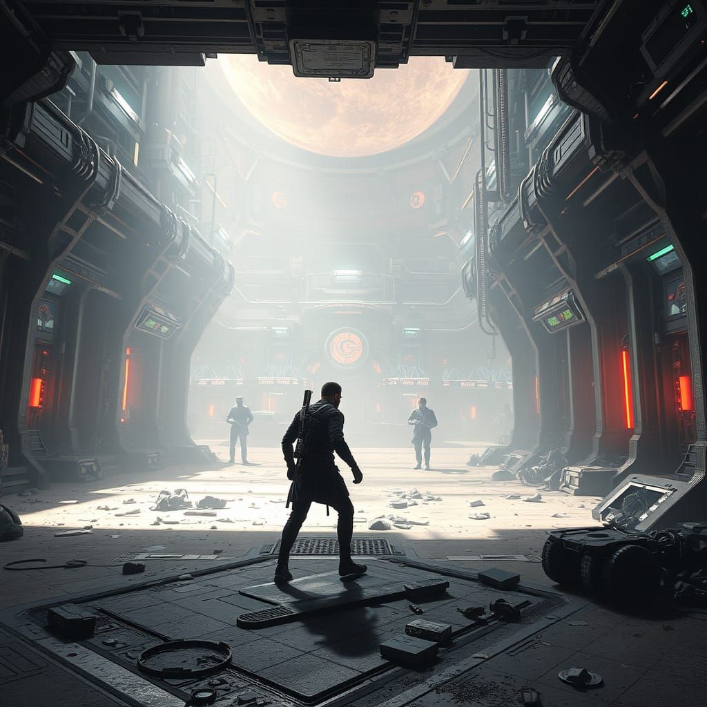 Epic Sci-Fi Landscape in 8K Resolution