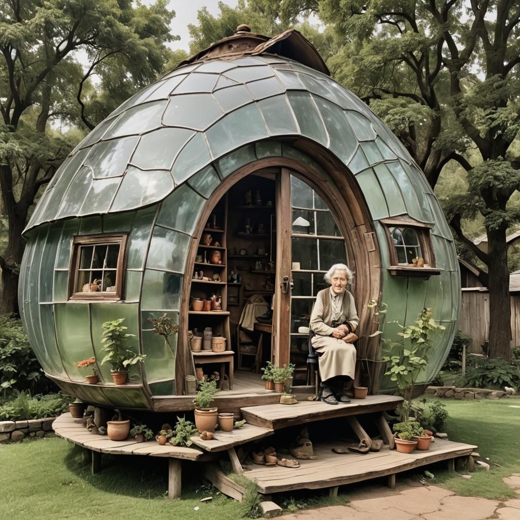 Glass Shoe House of the Old Woman