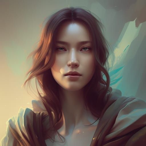 Suen Nanna Portrait in Hyperdetailed Style