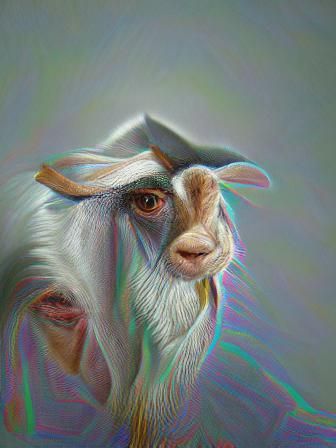 Distinguished Goat Portrait in Hyperrealism 8K