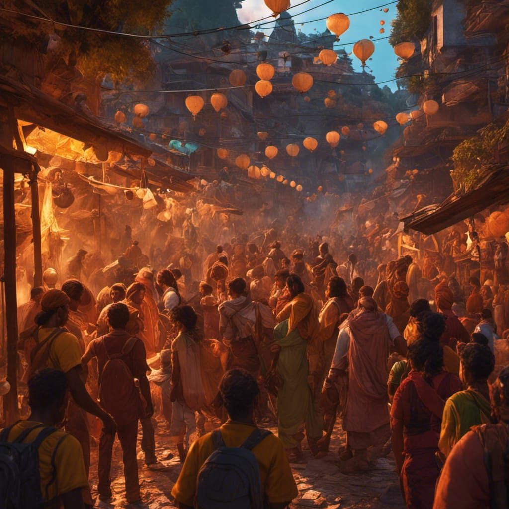 Indian Superhero Flies Above Rural Punjab Crowd