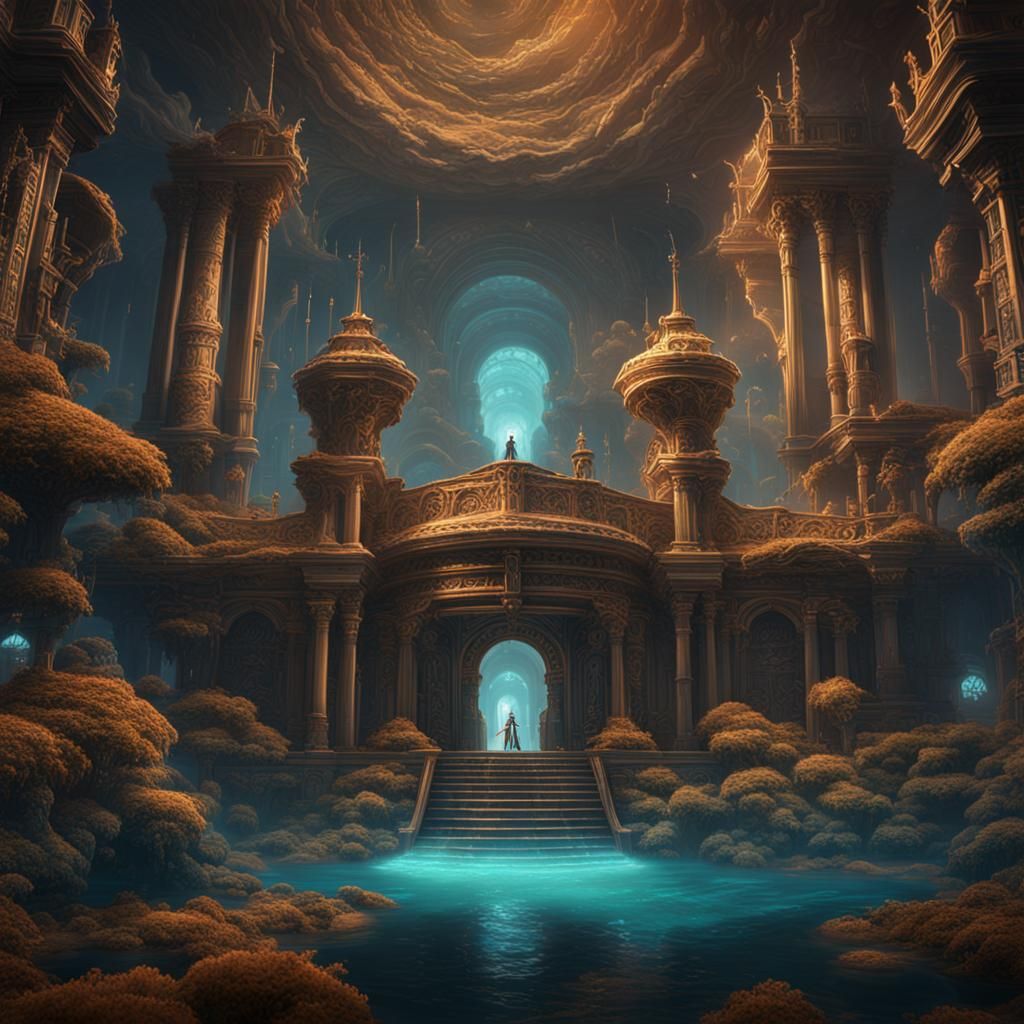 Libra: Fantastical Matte Painting in Deep Color