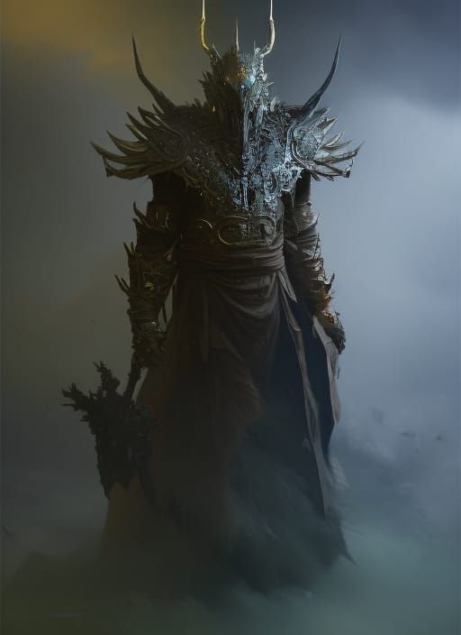 Fierce Vampire Jewel Portrait in Hyperdetailed Fantasy Art