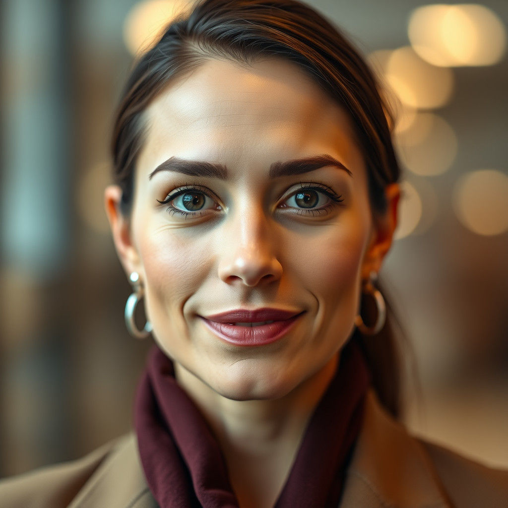 Professional Headshot Portrait in Soft Studio Lighting