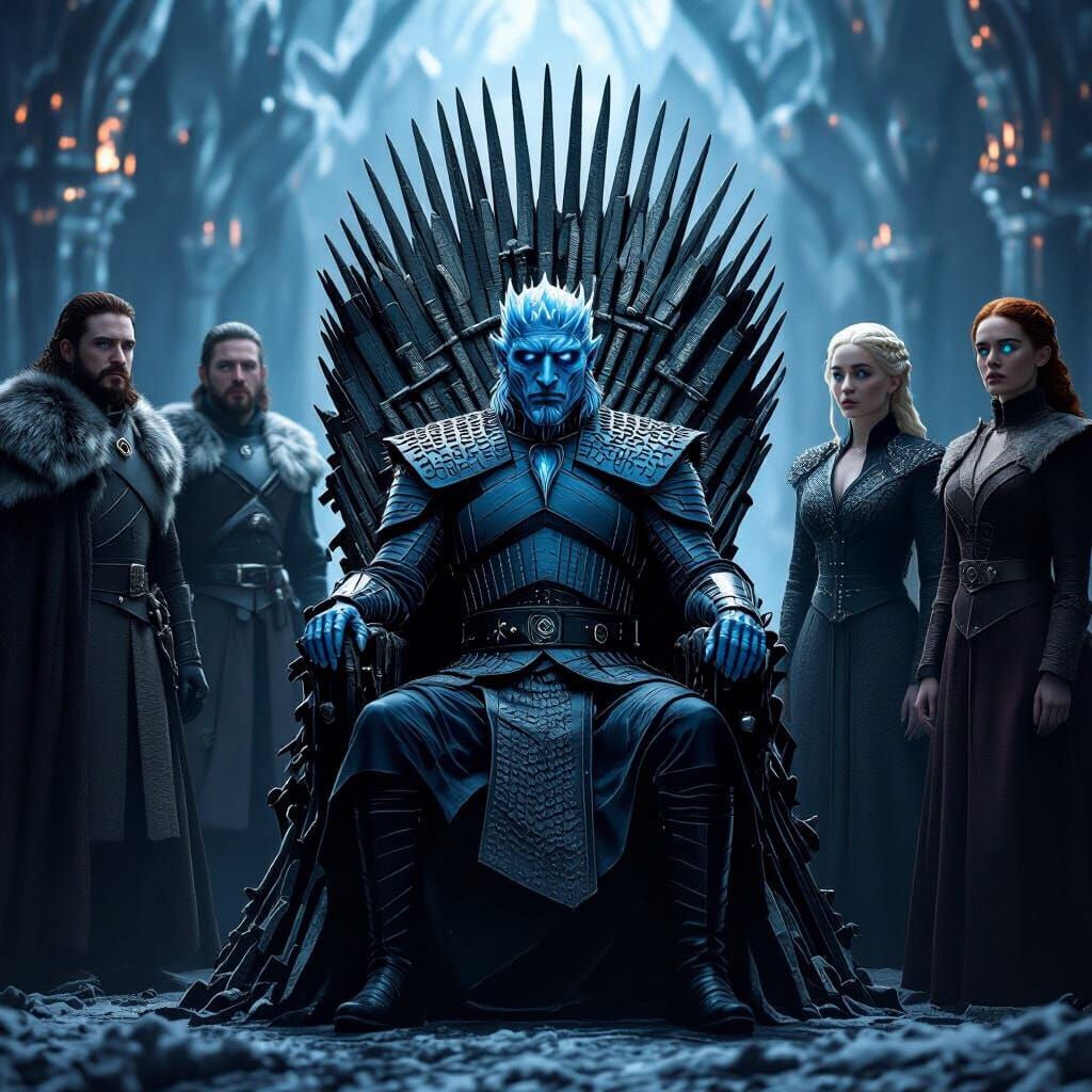 Night King Ascends the Iron Throne