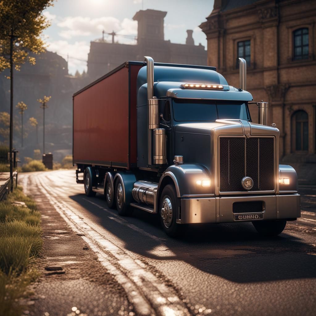 Epic 3D Car and Truck Render in 8K