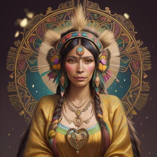Golden Heart Inca Princess of Peru #8