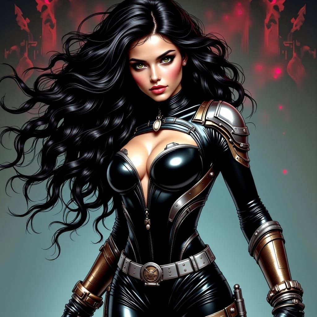 Void Emerges: A Comic Book Superheroine