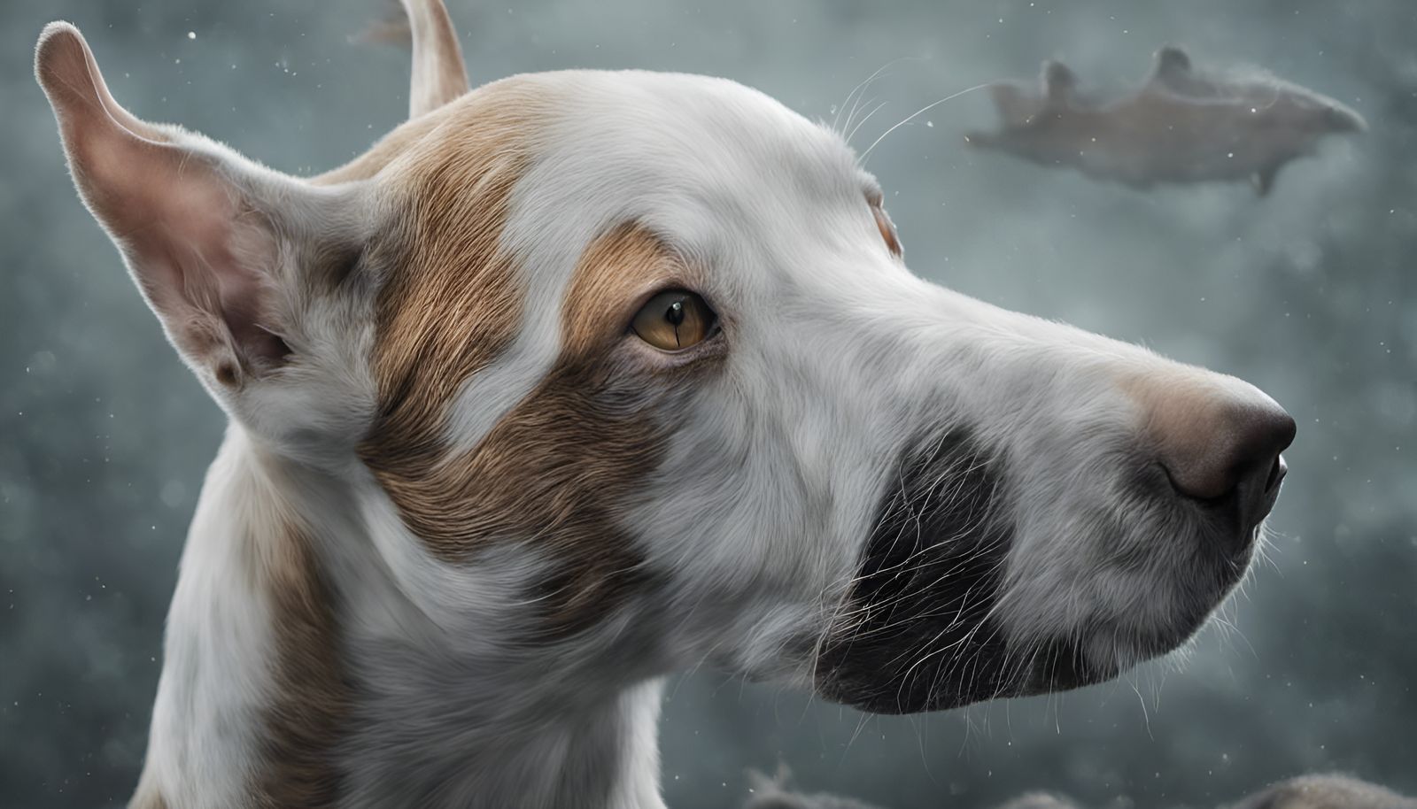 Ethereal Alien People and Pets in Dreamy Light