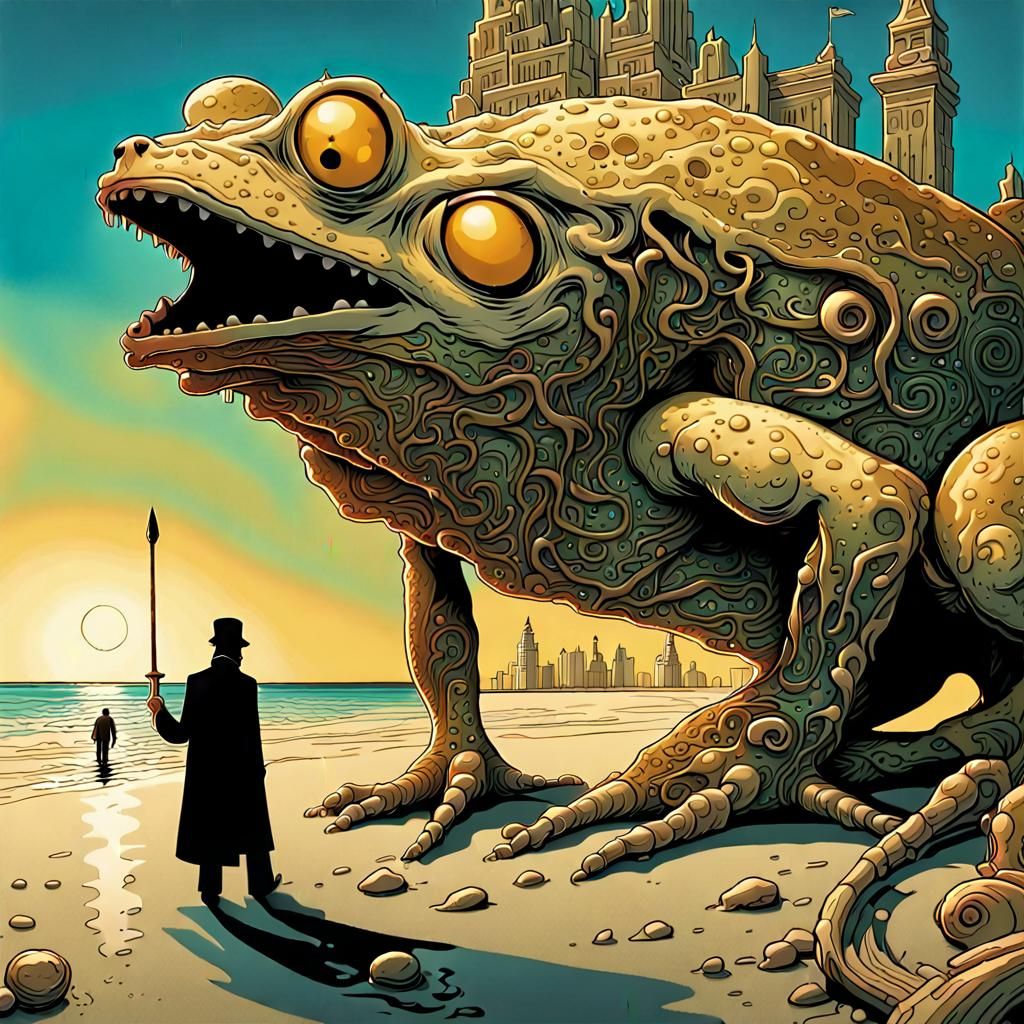 Sherlock Holmes encounters a humanoid amphibian creature on ...