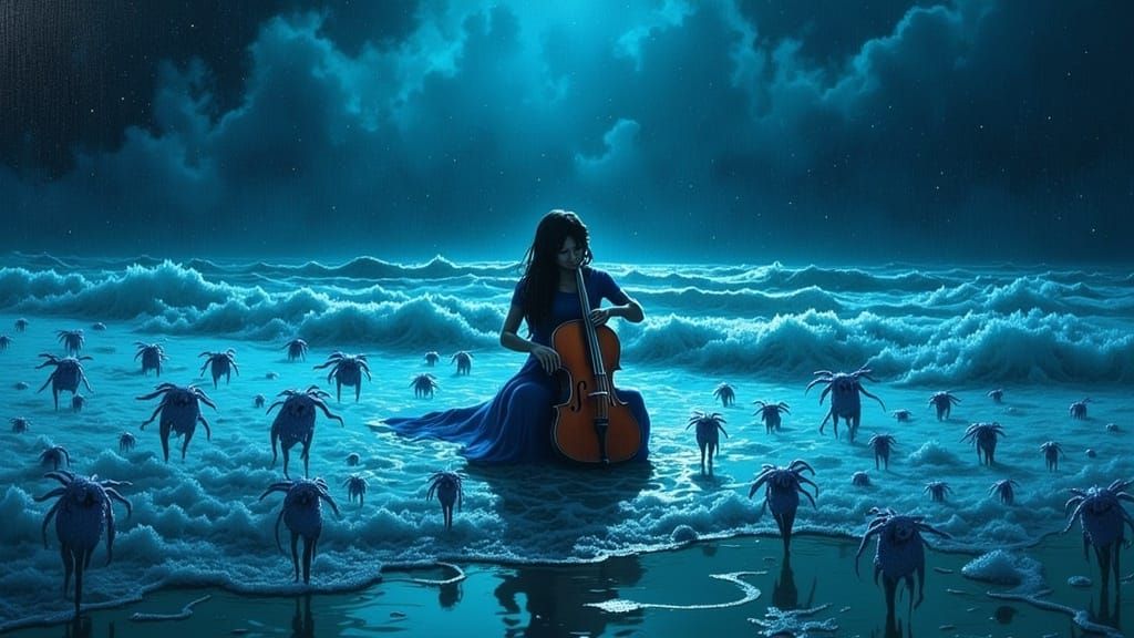 Ethereal Cello Concerto by the Ocean