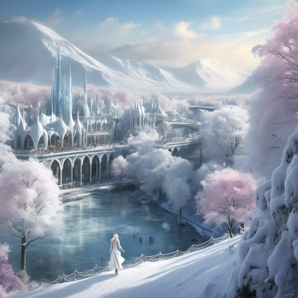 Otherworldly Winter City