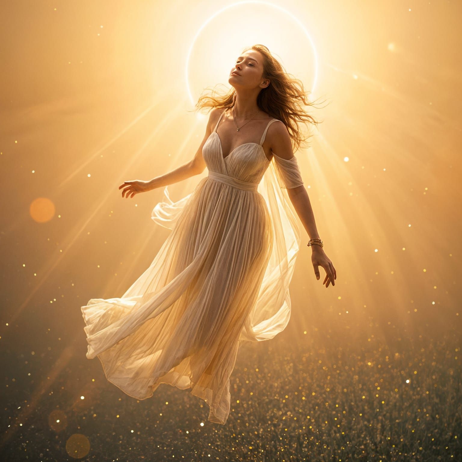Cosmic Woman Seeks Freedom and Light