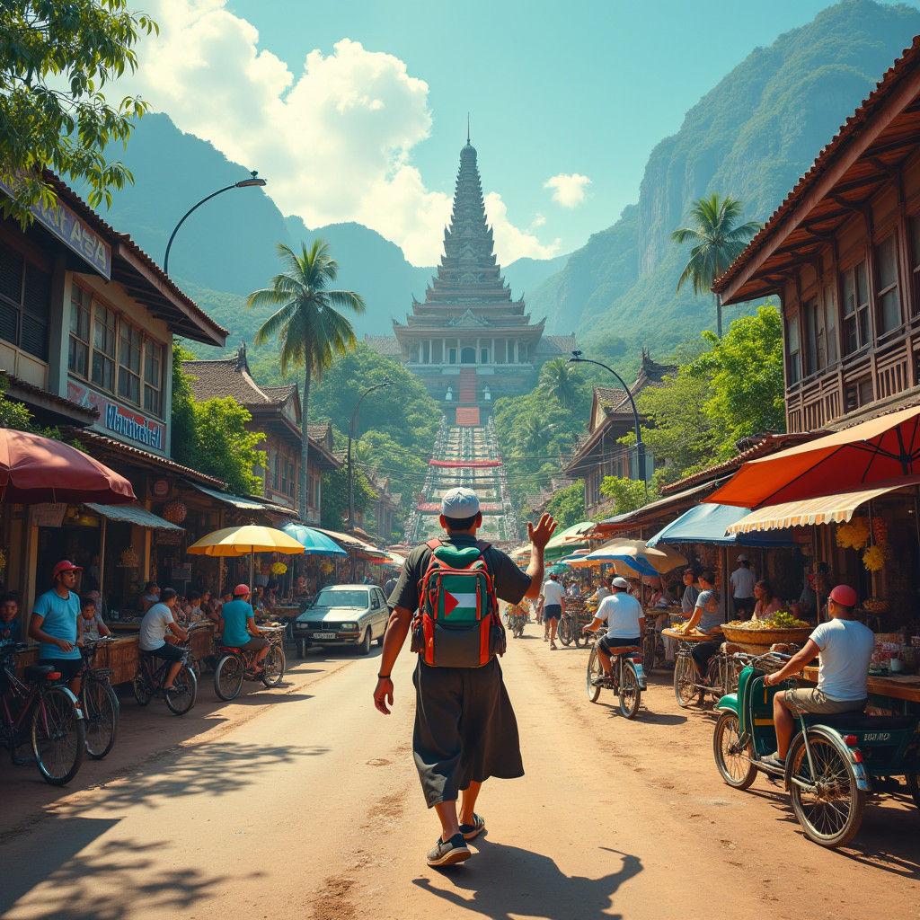 Chiang Mai Backpacker Adventure: Vibrant HDR Cover