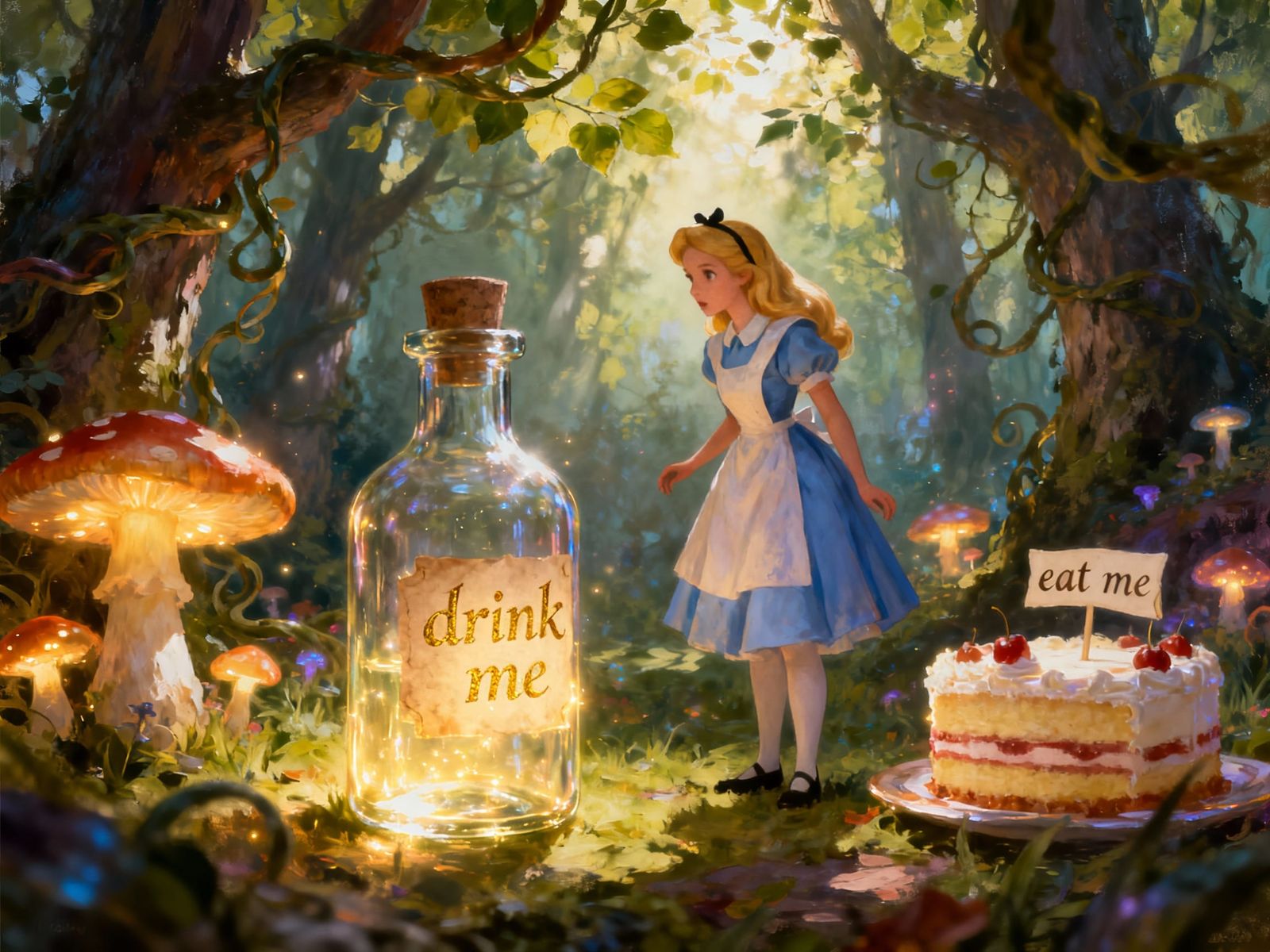 Alice in Wonderland's Enchanted Feast