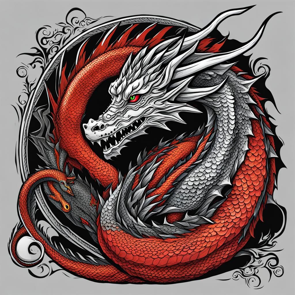 Majestic Dragon Generated by AI