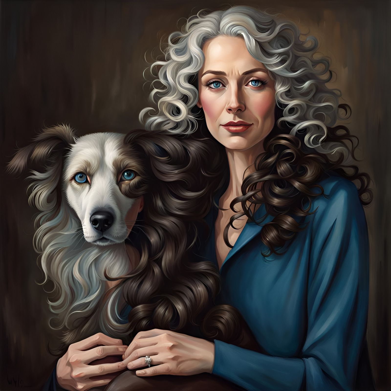 Portrait of a Celtic Woman in Cool Winter Palette