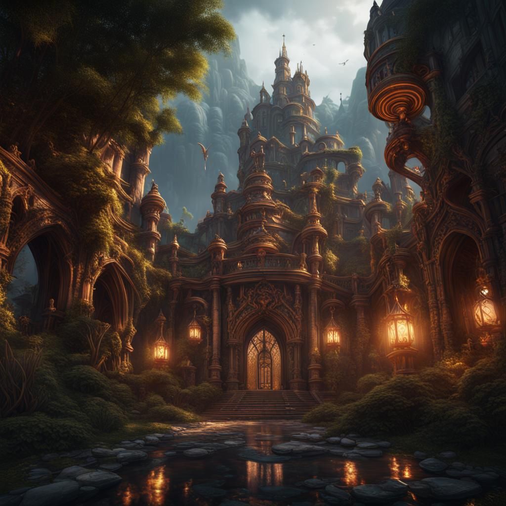 Email Profile Image of Initials in Detailed Fantasy Art