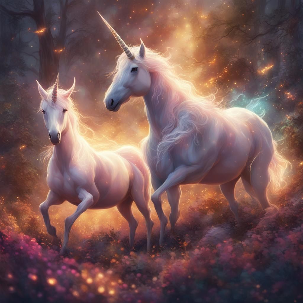 Unicorns Collide: Regenerating Life, Ethereal Concept Art