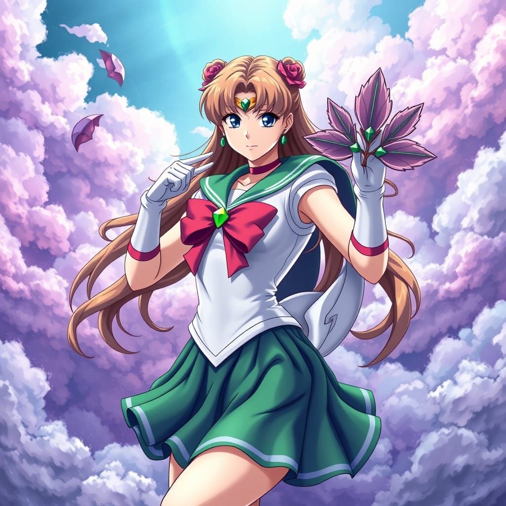 Heroic Sailor Jupiter in Stormy Weather