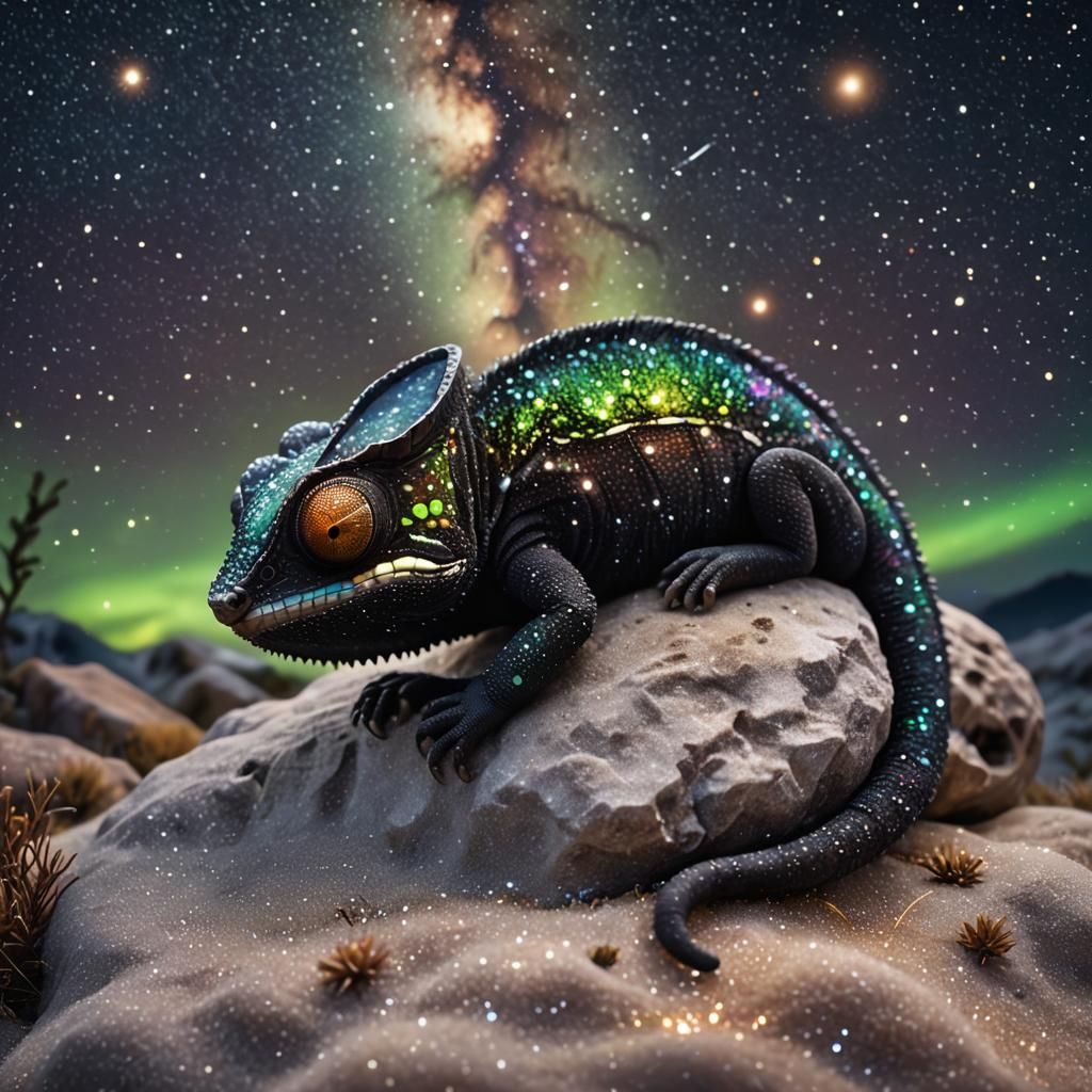 sparkling chameleon