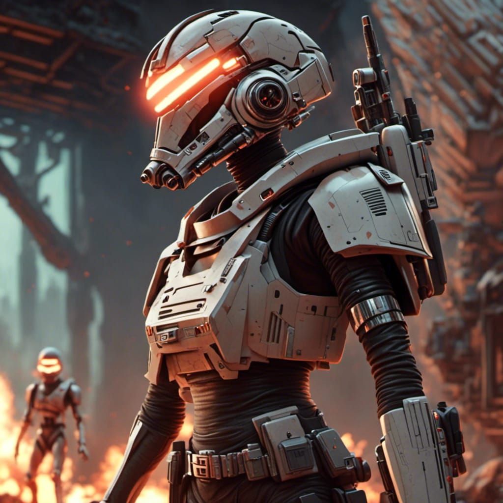 Futuristic Cityscape in Sci-Fi Fusion Style