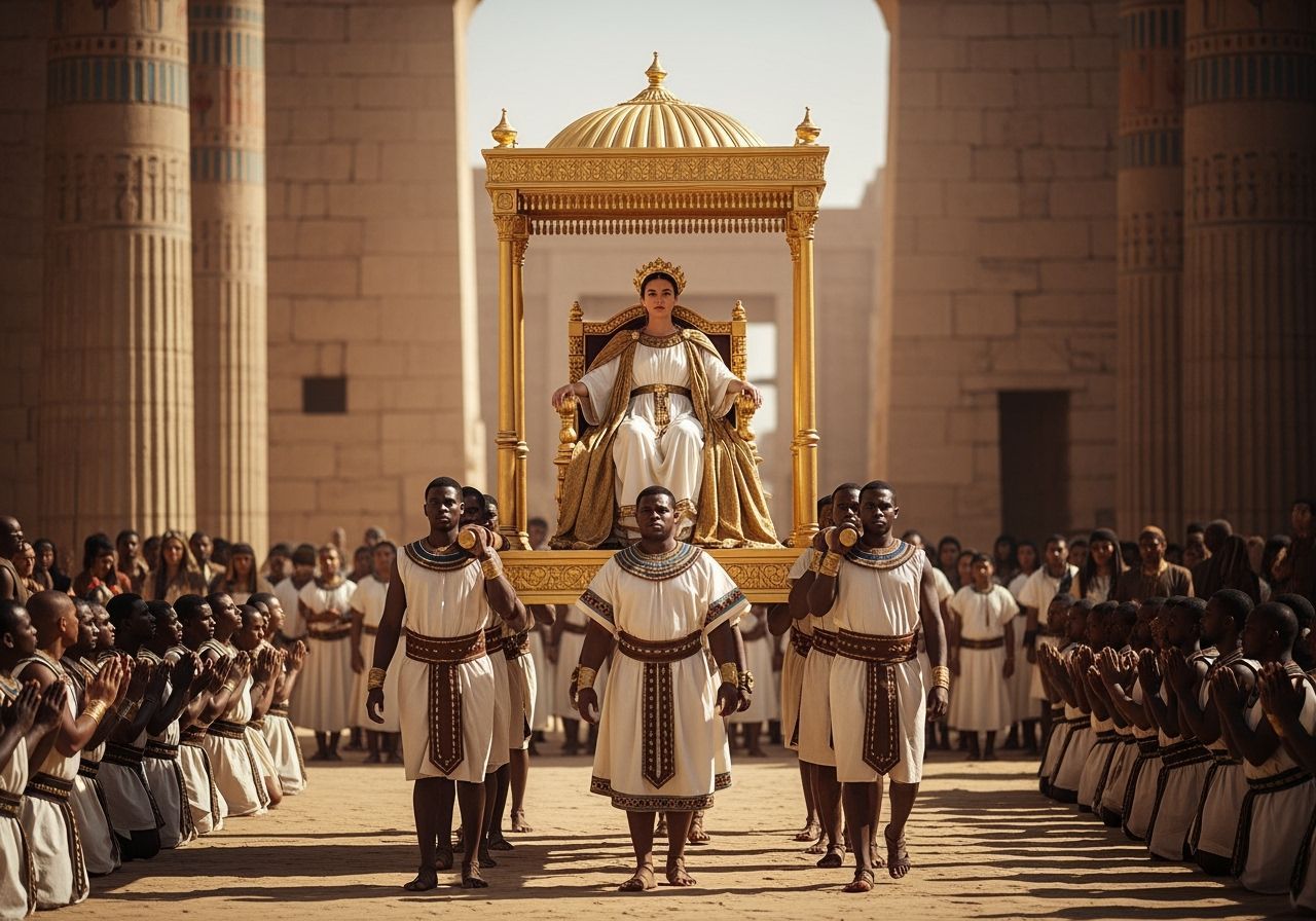 Roman Emperor Parade Through Ancient Egypt