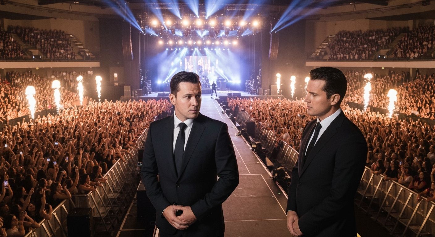 Men in Black at a Kiss Concert