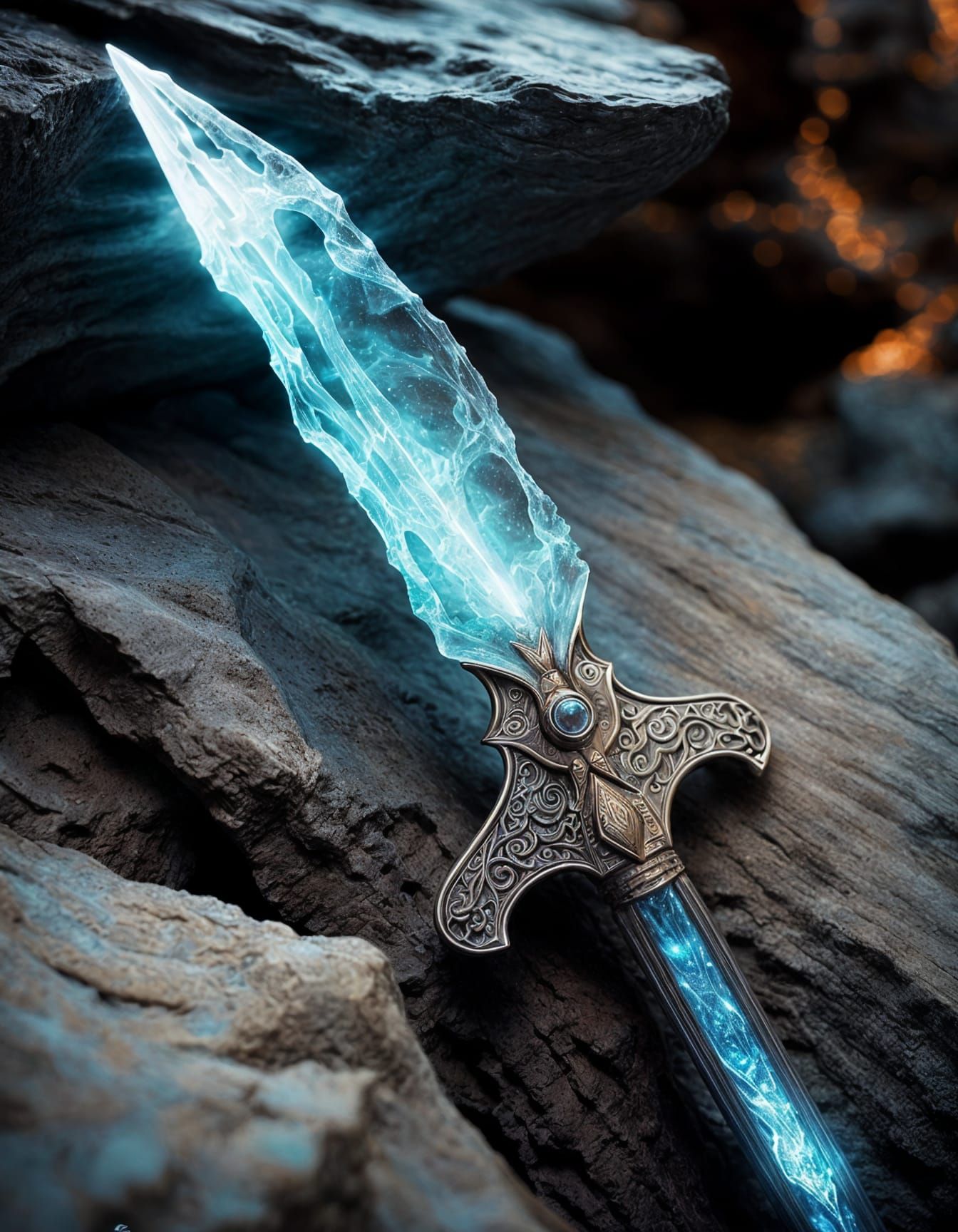 Electric Plasma Sword Macro Photography