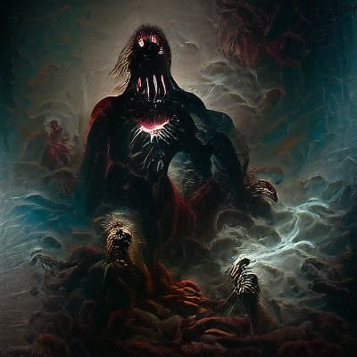 Sinister Man of Infinite Power in Dark Fantasy Art